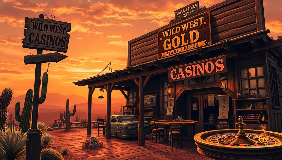 Available casinos to play Wild West Gold