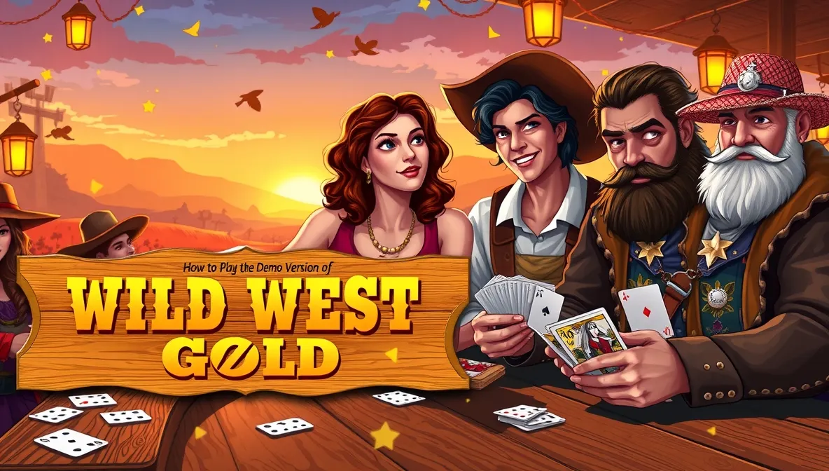 How to play Wild West Gold demo version